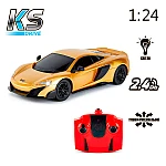 Автомобіль на радиоуправлении KS Drive Mclaren 675LT (1:24, 2.4Ghz, золотий)