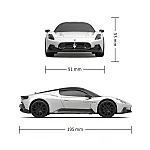 Автомобиль на радиоуправлении KS Drive Maserati MC20 Белый (1:24)