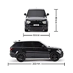 Автомобиль на радиоуправлении KS Drive Land Range Rover Sport Черный (1:24)