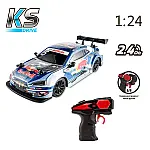 Автомобіль на радіокеруванні KS Drive Audi RS 5 DTM Red Bull (1:24, 2.4Ghz, блакитний)