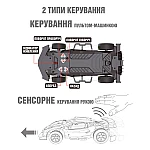Автомобиль на радио и сенсорном управлении Gesture sensing Dizzy Голубой (1:16)