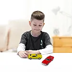 Автомодель - Chevrolet Camaro Z28 1968 (красный, желтый) (250384W)