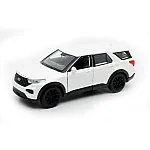 Автомодель - Ford Explorer 2023 (перламутрово-білий, блакитний металік) (250392W)