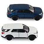 Автомодель - Ford Explorer 2023 (перламутрово-білий, блакитний металік) (250392W)