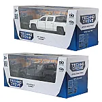 Автомодель - Chevrolet Silverado 2017 (перламутрово-белый, черный) (250381W)
