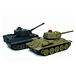 Танковый бой р/у 1:32 HuanQi 555 Tiger vs Т-34
