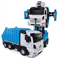 Машинка-трансформер на радиоуправлении Мусоровоз Jaki TT 676