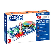 Конструктор електронний Doka Світло та колір RGB (D70700)