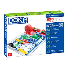 Конструктор електронний Doka 320 схем (D70707)