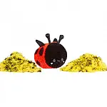 Мягкая игрушка-антистресс Fluffie Stuffiez серии Small Plush-Пчелка/Божья коровка (594475-5)