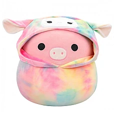 М'яка іграшка Squishmallows- Поросятко Пітер (30 см, у одязі)