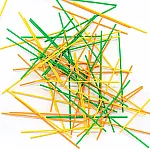 Набір стрижнів для 3D-ручки 3Doodler Start - Мікс (75 шт: помаранчевий, жовтий, зелений)