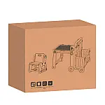 Детский мольберт 6 в 1 со стульчиком QC-BB02