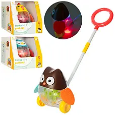 Игрушка-каталка Funny bird 1601ABC Сова