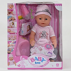 Кукла с аксессуарами Baby Born Baby love (8 функций) (BL 010 