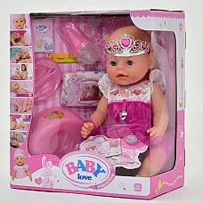 Кукла с аксессуарами Baby Born Baby love (8 функций) (BL 018 