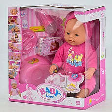 Кукла с аксессуарами Baby Born Baby love (8 функций) (BL 023 