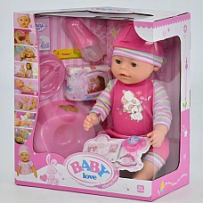Кукла с аксессуарами Baby Born Baby love (8 функций) (BL 023 