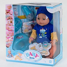 Кукла с аксессуарами Baby Born Baby love (8 функций) (BL 034 