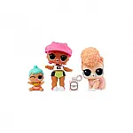 Набор игровых фигурок L.O.L. Surprise! серии OPP Tot + Pet + Lil Sis - Спайки, Китти, Лил Дженни