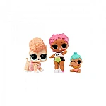 Набор игровых фигурок L.O.L. Surprise! серии OPP Tot + Pet + Lil Sis - Спайки, Китти, Лил Дженни