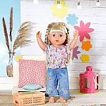 Одежда для куклы Baby Born - Цветочный джинс (832677)