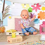 Одежда для куклы Baby Born - Цветочный джинс (832677)