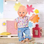 Одежда для куклы Baby Born - Цветочный джинс (832677)