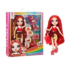 Ігровий набір з лялькою Rainbow High серії Classic - Рубі (12