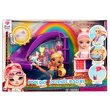 Игровой набор с куклой Rainbow High – Радужный праздник в бас
