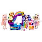 Игровой набор с куклой Rainbow High – Радужный праздник в бассейне (522249)