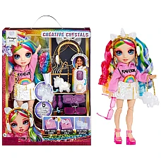Игровой набор с куклой Rainbow High серии Creative Crystals -