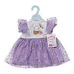 Одяг для ляльки Baby Annabell - Бузкова сукня (43 см) (710296)