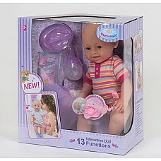 Лялька з аксесуарами Warm Baby WZJ 030-535 (13 функцій)