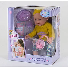 Кукла с аксессуарами Warm Baby WZJ 030-513 (13 функций)