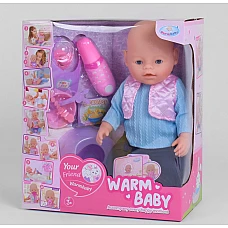 Кукла с аксессуарами Warm Baby WZJ 058 A-586 (10 функций)
