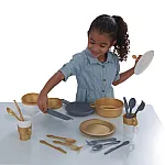 Набор игрушечной посуды Kidkraft Modern Metallics (63532)