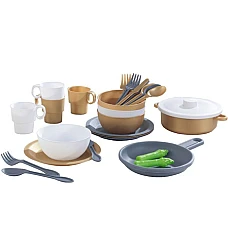 Набор игрушечной посуды Kidkraft Modern Metallics (63532)