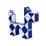 Головоломка RUBIK'S - Змейка (бело-голубая)