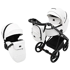 Коляска 2 у 1 Adamex Blanc Eco SA-1 Білий