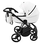 Коляска 2 в 1 Adamex Blanc Eco SA-1 Белый