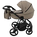 Коляска 2 в 1 Adamex Blanc Eco SA-9 Темный капучино