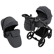 Коляска 2 у 1 Adamex Blanc Eco SA-5 Графіт
