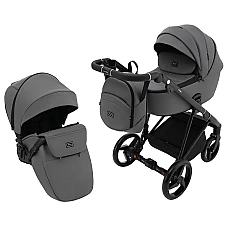 Коляска 2 в 1 Adamex Blanc Eco SA-4 Темно-сірий