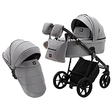 Коляска 2 в 1 Adamex Gallo Thermo GA-1 Diamont Grey
