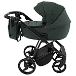 Коляска 2 в 1 Adamex Blanc Lux PS-136