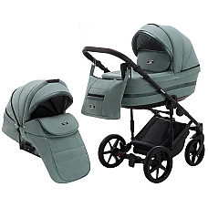 Коляска 2 в 1 Adamex Rimini ECO-кожа RI-261