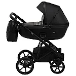 Коляска 2 в 1 Bair Kiwi эко кожа BK-15 Черный