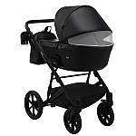 Коляска 2 в 1 Bair Kiwi эко кожа BK-15 Черный