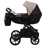 Коляска 2 в 1 Bair Kiwi еко шкіра BK-18/15 Капучино - чорний